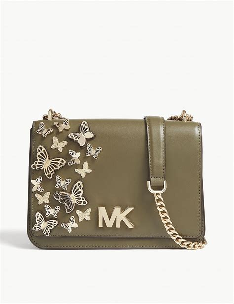 michael kors butterfly bag green|designer butterfly purse.